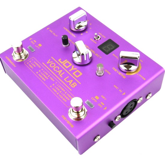 JOYO Vocal Lab - Harmoniser Effect Pedal R-16 - JOYO UK JOYO Vocal Lab - Harmoniser Effect Pedal R-16 - R-16 Vocal Lab Harmoniser Order Series 4 - Revolution Direct