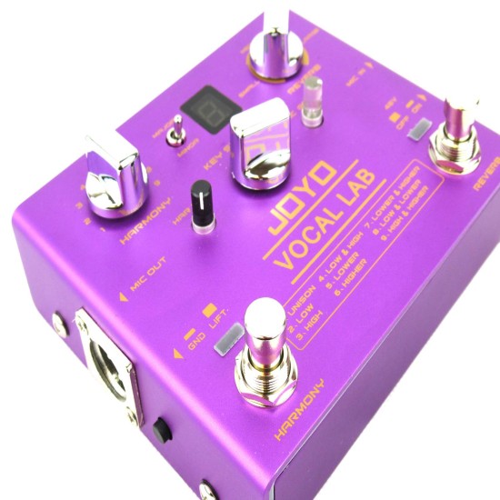 JOYO Vocal Lab - Harmoniser Effect Pedal R-16 - JOYO UK JOYO Vocal Lab - Harmoniser Effect Pedal R-16 - R-16 Vocal Lab Harmoniser Order Series 4 - Revolution Direct