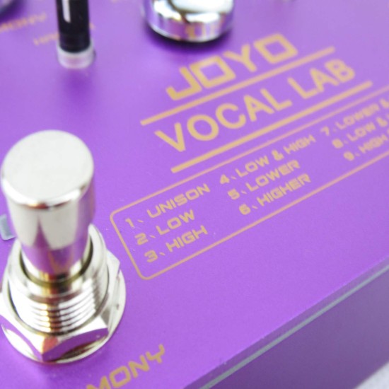 JOYO Vocal Lab - Harmoniser Effect Pedal R-16 - JOYO UK JOYO Vocal Lab - Harmoniser Effect Pedal R-16 - R-16 Vocal Lab Harmoniser Order Series 4 - Revolution Direct