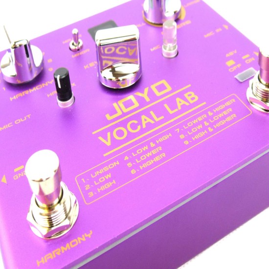 JOYO Vocal Lab - Harmoniser Effect Pedal R-16 - JOYO UK JOYO Vocal Lab - Harmoniser Effect Pedal R-16 - R-16 Vocal Lab Harmoniser Order Series 4 - Revolution Direct