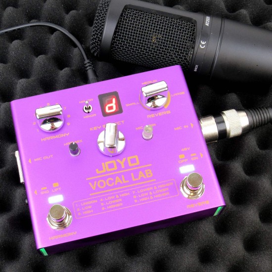 JOYO Vocal Lab - Harmoniser Effect Pedal R-16 - JOYO UK JOYO Vocal Lab - Harmoniser Effect Pedal R-16 - R-16 Vocal Lab Harmoniser Order Series 4 - Revolution Direct