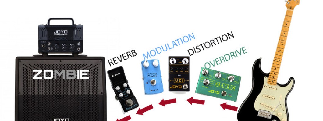 What order do I put my guitar effect pedals in?