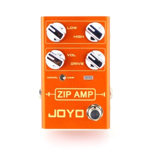 JOYO Zip Amp Overdrive Compression Guitar Effect Pedal - R-04 Revolution Series